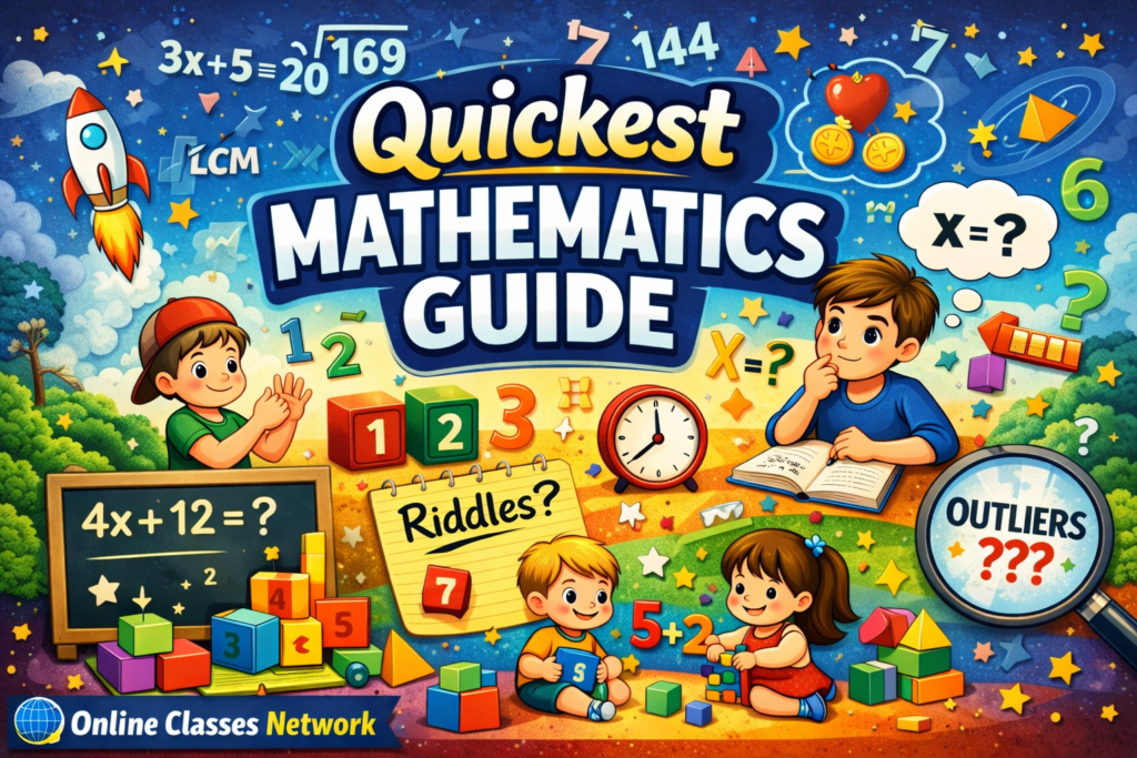 Quickest Mathematics Tricks & Pre K Math | Online Classes Network